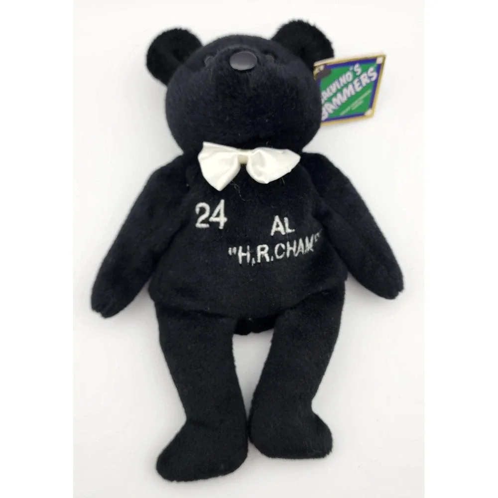 SALVINOS BAM BEANOS HOME‎ RUN CHAMP 1998 NWT BLACK BEAR